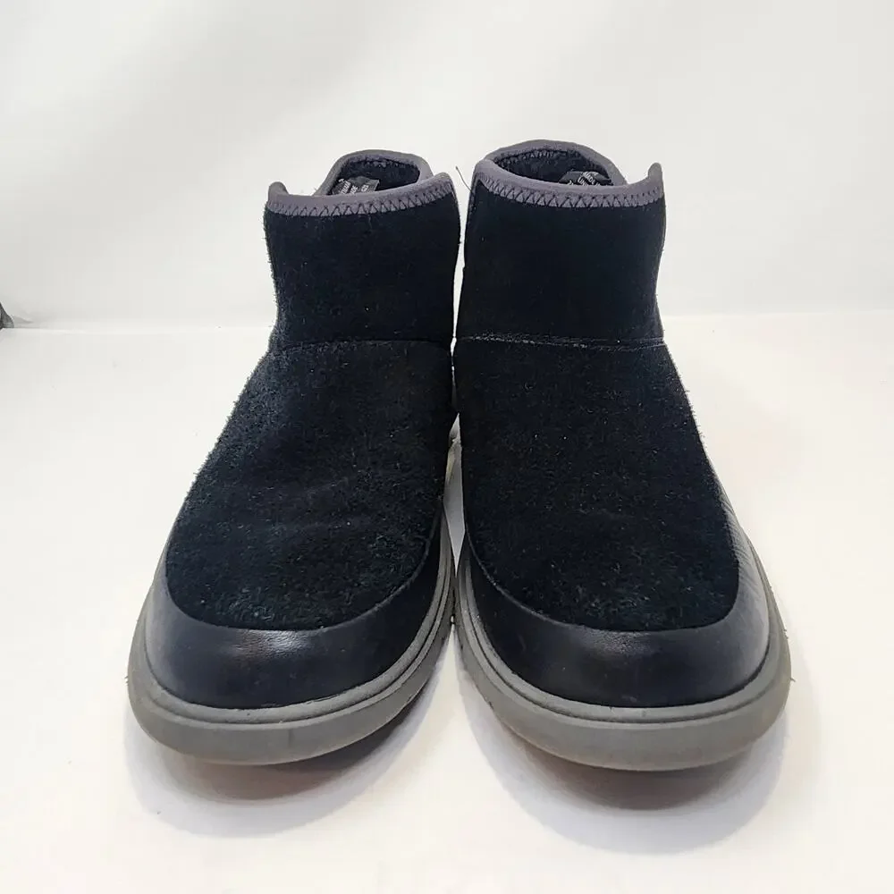 Cole Haan Generation Zerogrand Black Suede Pull On Boots Women Size 9B Casual